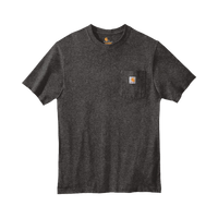Carhartt Workwear Pocket Short Sleeve T Shirt, Carbon Heather, Front view