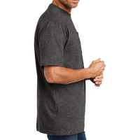 Carhartt Workwear Pocket Short Sleeve T Shirt, Carbon Heather, Right Sleeve view