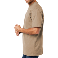 Carhartt Workwear Pocket Short Sleeve T Shirt, Desert, Left Sleeve view