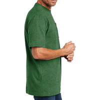 Carhartt Workwear Pocket Short Sleeve T Shirt, North Woods Heather, Right Sleeve view