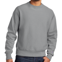 Champion Reverse Weave ® Garment Dyed Crewneck Sweatshirt, Concrete, Front view