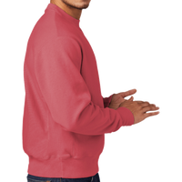 Champion Reverse Weave ® Garment Dyed Crewneck Sweatshirt, Crimson, Right Sleeve view