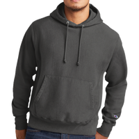 Champion Reverse Weave ® Garment Dyed Hooded Sweatshirt, New Railroad, Front view