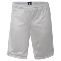Champion Unisex 9" Mesh Shorts with Pockets, Athletic Grey, Front view