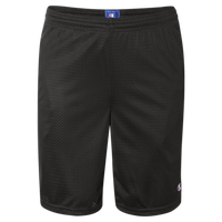 Champion Unisex 9" Mesh Shorts with Pockets, Black, Front view