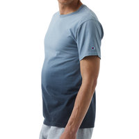 Champion Unisex Classic Jersey Dip Dye T-Shirt, Black Ombre, Left Sleeve view