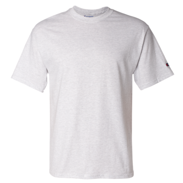 Champion Unisex Classic T-Shirt, Ash, Front view