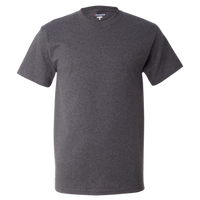 Champion Unisex Classic T-Shirt, Charcoal Heather, Front view