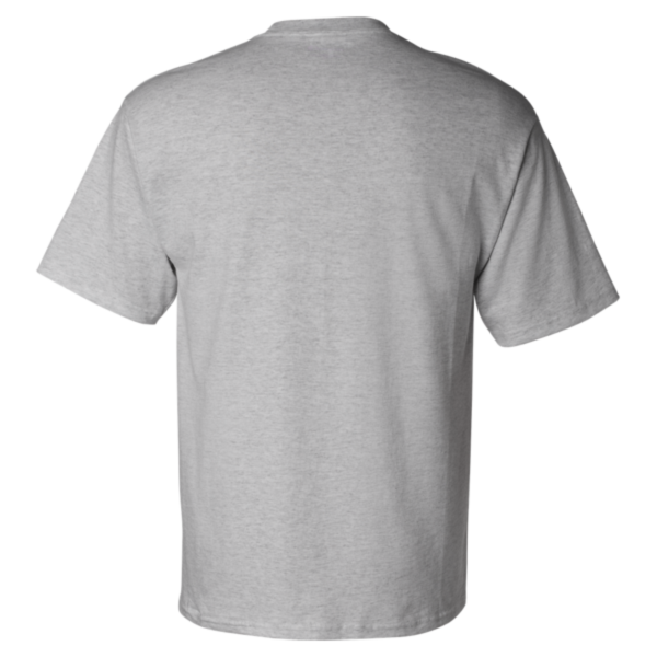 Champion Unisex Classic T-Shirt, Light Steel, Back view
