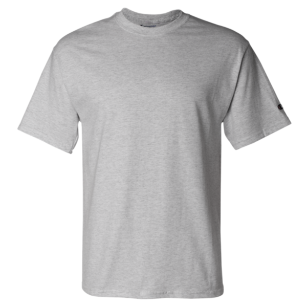 Champion Unisex Classic T-Shirt, Light Steel, Front view