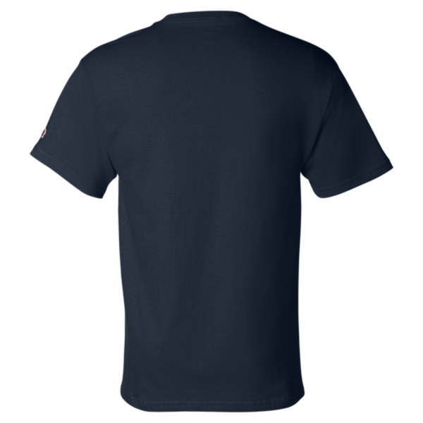 Champion Unisex Classic T-Shirt, Navy, Back view