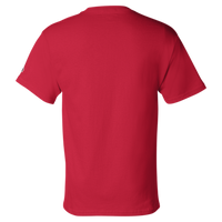 Champion Unisex Classic T-Shirt, Red, Back view