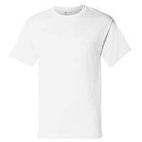 Champion Unisex Classic T-Shirt, White, Front view