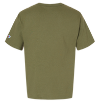 Champion Unisex Heritage Jersey T-Shirt, Fresh Olive, Back view