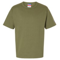 Champion Unisex Heritage Jersey T-Shirt, Fresh Olive, Front view