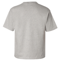 Champion Unisex Heritage Jersey T-Shirt, Oxford Grey, Back view