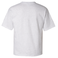 Champion Unisex Heritage Jersey T-Shirt, Silver Grey, Back view