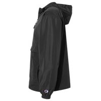 Champion Unisex Packable Anorak Jacket, Black, Left Sleeve view