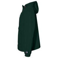 Champion Unisex Packable Anorak Jacket, Dark Green, Left Sleeve view
