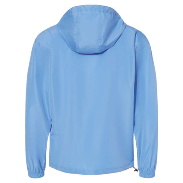 Champion Unisex Packable Anorak Jacket, Light Blue, Back view