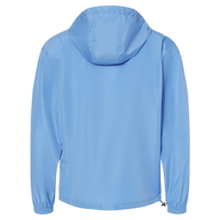 Champion Unisex Packable Anorak Jacket, Light Blue, Back view