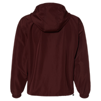 Champion Unisex Packable Anorak Jacket, Maroon, Back view