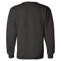 Champion Unisex Powerblend® Crewneck Sweatshirt, Black, Back view