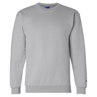 Champion Unisex Powerblend® Crewneck Sweatshirt, Light Steel, Front view