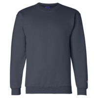 Champion Unisex Powerblend® Crewneck Sweatshirt, Navy, Front view