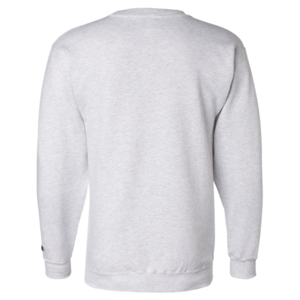 Champion Unisex Powerblend® Crewneck Sweatshirt, Silver Grey, Back view
