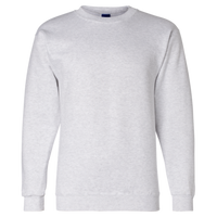 Champion Unisex Powerblend® Crewneck Sweatshirt, Silver Grey, Front view