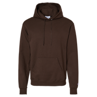 Champion Unisex Powerblend® Hooded Sweatshirt, Chocolate Brown, Front view
