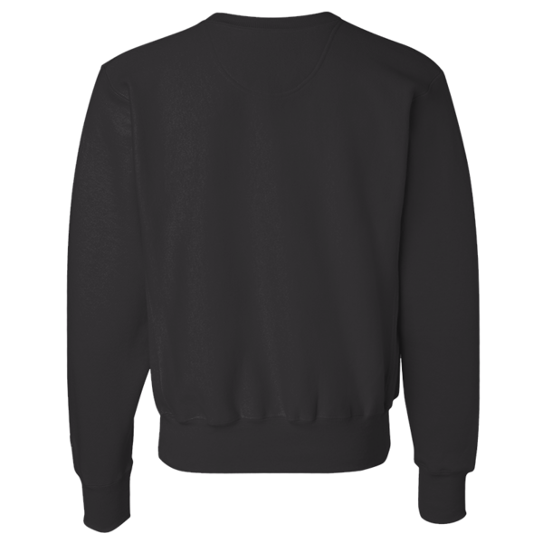 Champion Unisex Reverse Weave® Crewneck Sweatshirt, Charcoal Heather, Back view