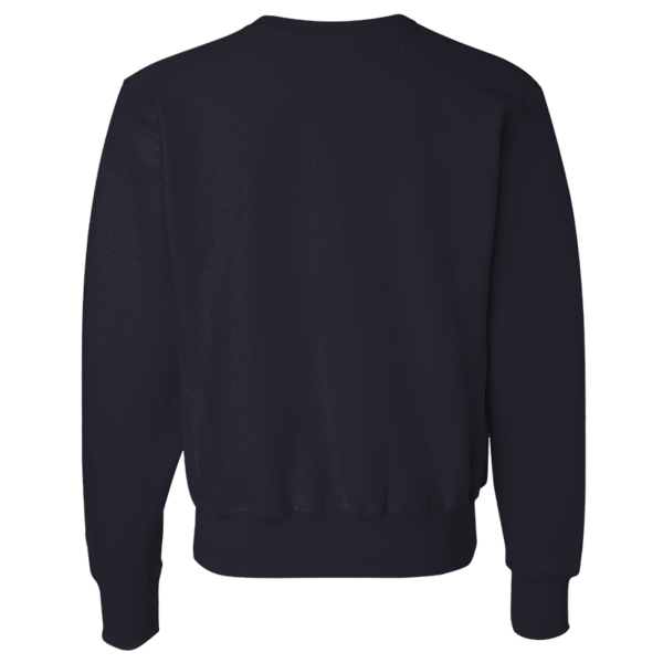 Champion Unisex Reverse Weave® Crewneck Sweatshirt, Navy, Back view