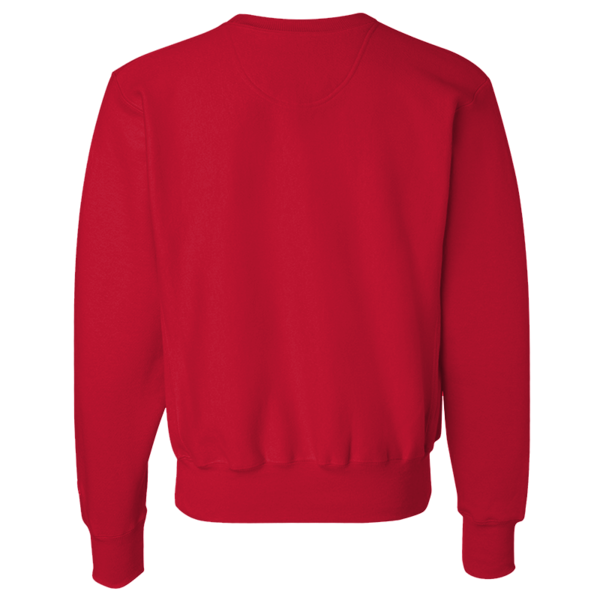 Champion Unisex Reverse Weave® Crewneck Sweatshirt, Scarlet, Back view