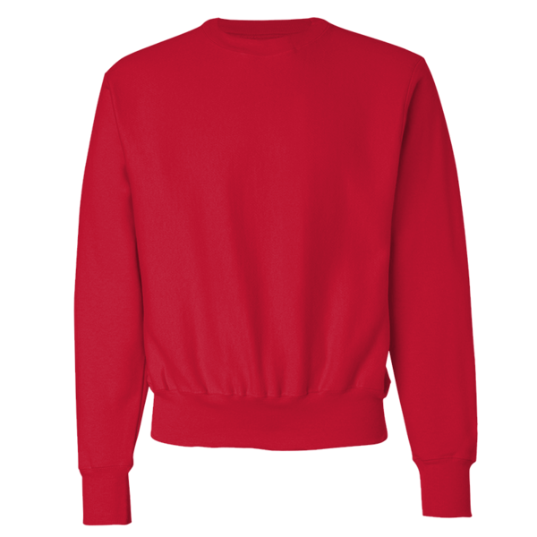 Champion Unisex Reverse Weave® Crewneck Sweatshirt, Scarlet, Front view