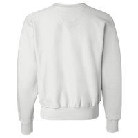 Champion Unisex Reverse Weave® Crewneck Sweatshirt, White, Back view