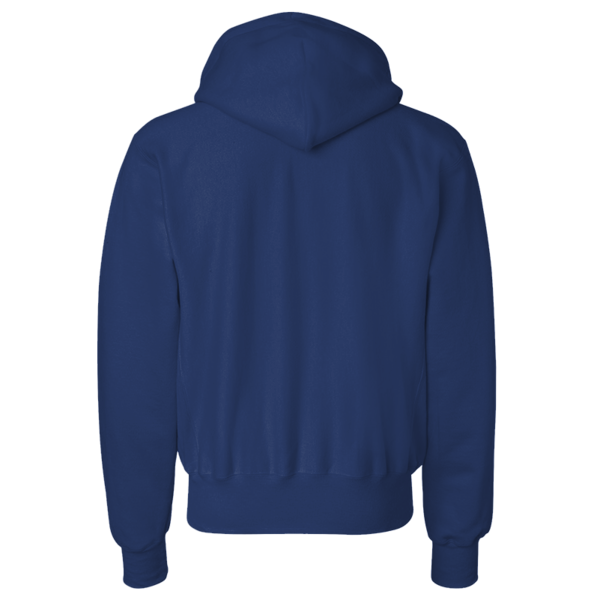 Champion Unisex Reverse Weave® Hooded Sweatshirt, Athletic Royal, Back view