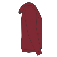 Champion Unisex Reverse Weave® Hooded Sweatshirt, Cardinal, Right Sleeve view