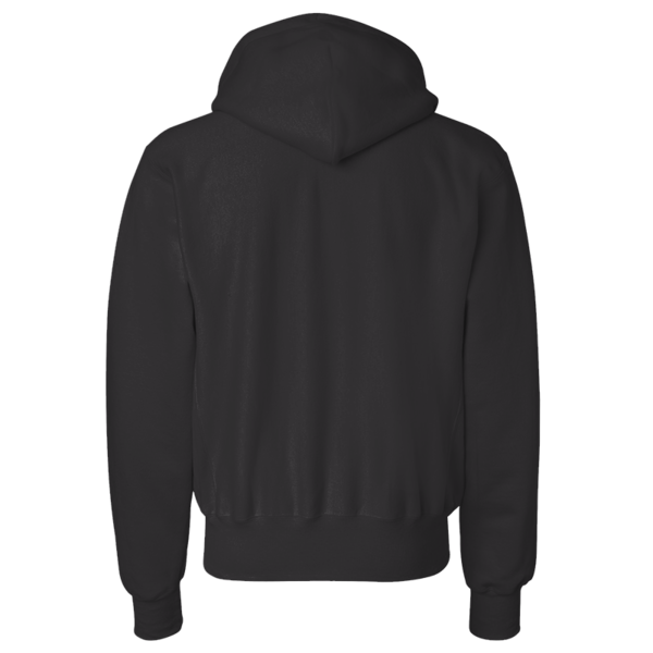 Champion Unisex Reverse Weave® Hooded Sweatshirt, Charcoal Heather, Back view