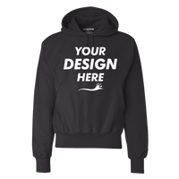 Champion Unisex Reverse Weave® Hooded Sweatshirt, Charcoal Heather, Front view, Mockup