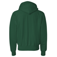 Champion Unisex Reverse Weave® Hooded Sweatshirt, Dark Green, Back view