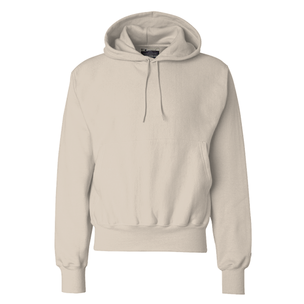 Champion Unisex Reverse Weave® Hooded Sweatshirt, Sand, Front view