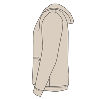 Champion Unisex Reverse Weave® Hooded Sweatshirt, Sand, Left Sleeve view
