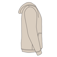 Champion Unisex Reverse Weave® Hooded Sweatshirt, Sand, Right Sleeve view