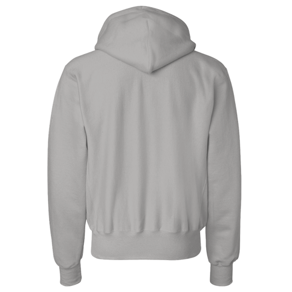 Champion Unisex Reverse Weave® Hooded Sweatshirt, Silver Grey, Back view