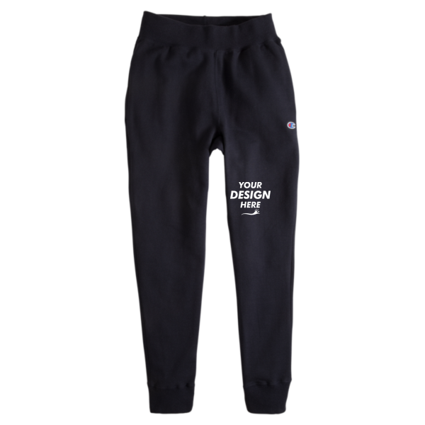 Champion Unisex Reverse Weave® Joggers, Navy, Front view, Mockup