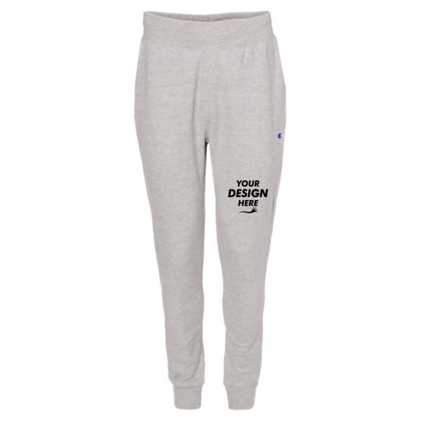 Champion Unisex Reverse Weave® Joggers, Oxford Grey, Front view, Mockup