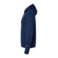 Champion Unisex Sport Hooded Sweatshirt, Athletic Navy, Left Sleeve view