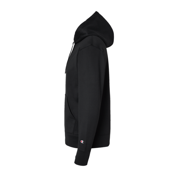 Champion Unisex Sport Hooded Sweatshirt, Black, Left Sleeve view